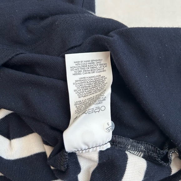 CAbi Top Women's Blue White Striped Long Sleeve Lighthouse Tee Medium #5742 - Picture 10 of 11